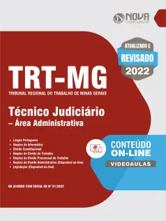 Apostila TRT-MG em PDF - Técnico Judiciário – Área Administrativa