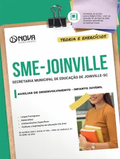 Apostila SME Joinville-SC 2026 - Auxiliar de Desenvolvimento - Infanto Juvenil