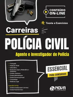 Apostila Carreiras PC em PDF - Agente e Investigador de Polícia Civil