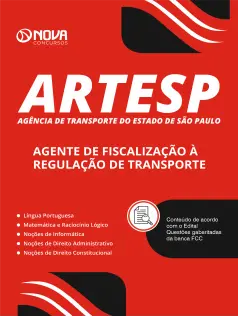 Apostila ARTESP - Agente de Fiscalização à Regulação de Transporte