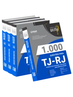 Livro 1000 Questões Gabaritadas para o TJ-RJ - Técnico de Atividade Judiciária