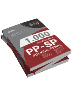 Livro 1.000 Questões Gabaritadas para a Polícia Penal-SP - Policial Penal
