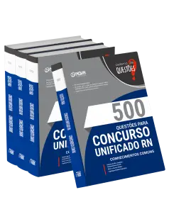 Livro 500 Questões Gabaritadas para Unificado RN - Conhecimentos Comuns