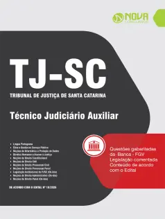 Apostila TJ-SC 2026 - Técnico Judiciário Auxiliar