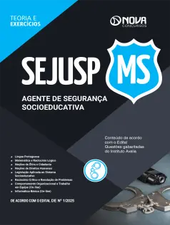 Apostila SEJUSP-MS - Agente de Segurança Socioeducativa