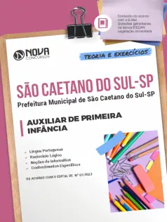 Apostila Prefeitura de São Caetano do Sul - SP em PDF - Auxiliar de Primeira Infância