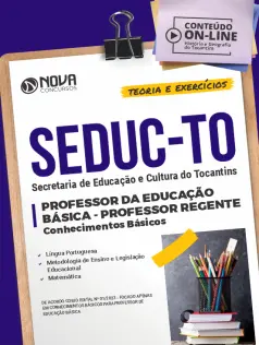 Apostila SEDUC-TO em PDF - Professor da Educação Básica - Professor Regente (Conhecimentos Básicos)