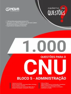 Livro 1.000 Questões Gabaritadas CNU - Bloco 5 - Administração