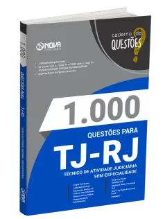Livro 1000 Questões Gabaritadas para o TJ-RJ - Técnico de Atividade Judiciária