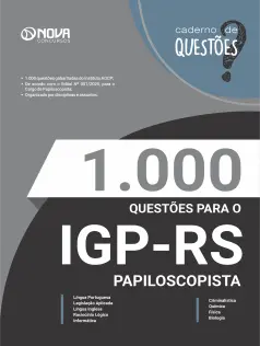 Livro 1.000 Questões Gabaritadas para o IGP-RS - Papiloscopista