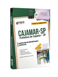Apostila Prefeitura de Cajamar - SP 2025 - Auxiliar de Secretaria Escolar