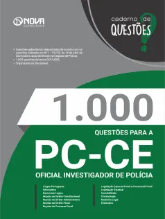 Livro 1.000 Questões Gabaritadas para a PC-CE - Oficial Investigador de Polícia