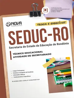 Apostila SEDUC-RO 2026 - Técnico Educacional