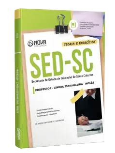 Apostila SED-SC 2026 - Professor - Língua Estrangeira - Inglês