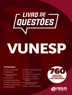 E-book de Questões Comentadas Vunesp