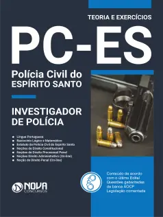 Apostila PC-ES em PDF 2025 - Investigador de Polícia