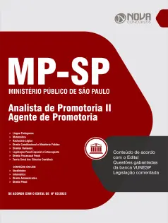Apostila MP-SP 2025 - Analista de Promotoria II - Agente de Promotoria