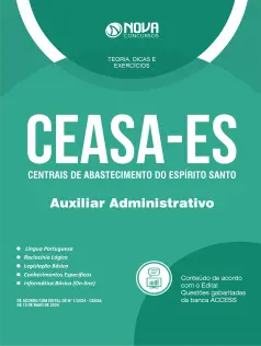 Apostila CEASA-ES em PDF  - Auxiliar Administrativo