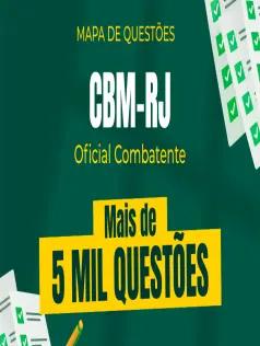 Mapa de Questões Online - CBM-RJ - Oficial Combatente - Cadete - 5 Mil Questões