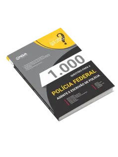Livro 1.000 Questões Gabaritadas PF - Agente e Escrivão de Polícia Federal