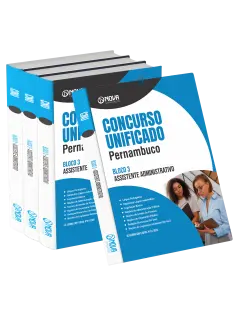 Apostila Concurso Unificado Pernambuco 2025 - Bloco 3 - Nível Médio - Assistente Administrativo