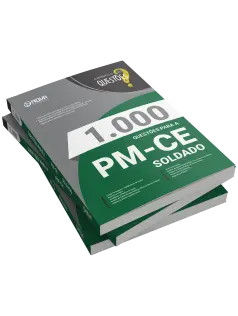 Livro 1.000 Questões Gabaritadas para a PM-CE - Soldado