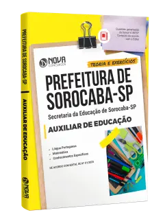 Apostila Prefeitura de Sorocaba - SP - Auxiliar de Educação