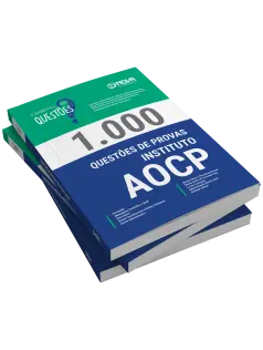 Livro 1.000 Questões Gabaritadas do Instituto AOCP