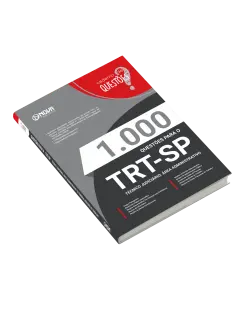 Livro 1.000 Questões Gabaritadas para o TRT-SP - Técnico Judiciário - Área Administrativa