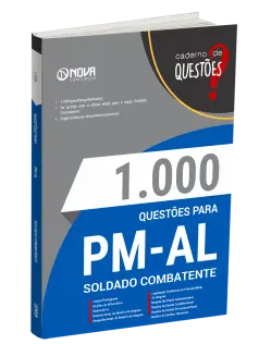 Livro 1000 Questões Gabaritadas para PM-AL - Soldado Combatente