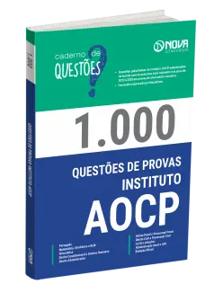 Livro 1.000 Questões Gabaritadas do Instituto AOCP