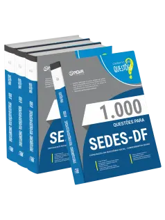 Livro 1000 Questões Gabaritadas para SEDES-DF - Especialista em Desenvolvimento e Assistência Social (EDAS)