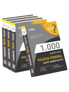 Caderno 1.000 Questões Gabaritadas PF - Agente Administrativo