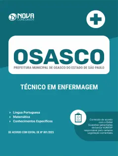 Apostila Prefeitura de Osasco - SP em PDF - Técnico de Enfermagem