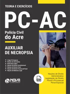 Apostila PC-AC em PDF - Auxiliar de Necropsia