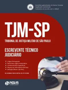 Apostila TJM-SP em PDF - Escrevente Técnico Judiciário