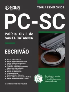 Apostila PC-SC 2026 - Escrivão de Polícia Civil