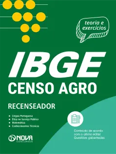 Apostila IBGE Temporário 2026 - Censo Agro - Recenseador