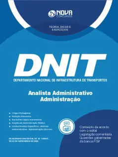 Apostila DNIT - Analista Administrativo - Administração