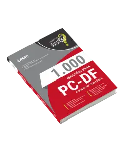 Livro 1000 Questões Gabaritadas para PC DF - Agente de Custódia