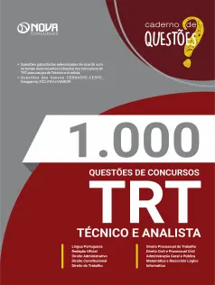 1.000 Questões Gabaritadas para o Tribunal Regional do Trabalho - Técnico e Analista em PDF