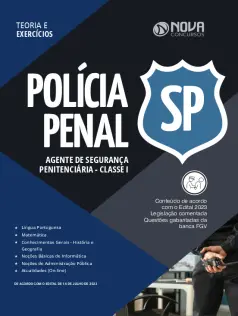 Apostila Polícia Penal-SP (SAP-SP) em PDF - Agente de Segurança Penitenciária de Classe I