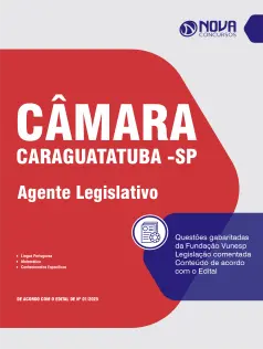 Apostila Câmara de Caraguatatuba-SP 2025 - Agente Legislativo