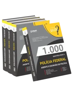 Livro 1.000 Questões Gabaritadas PF - Agente e Escrivão de Polícia Federal