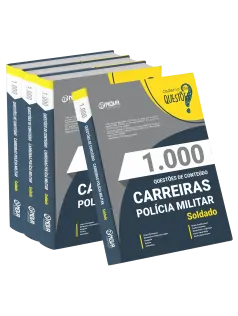 Livro 1.000 Questões Gabaritadas - Carreiras Polícia Militar - Soldado