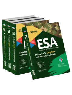 Apostila ESA 2026 - Curso de Formação de Sargento - Área: Combatente/Logística e Aviação