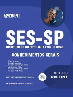 Apostila SES-SP em PDF - Instituto de Infectologia Emílio Ribas - Conhecimentos Gerais