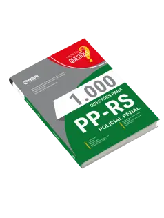 Livro 1000 Questões Gabaritadas para PP-RS - Policial Penal