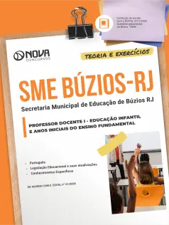 Apostila Prefeitura de Armação dos Búzios-RJ 2026 - Professor Docente I (Educação Infantil e Anos Iniciais do Ensino Fundamental)