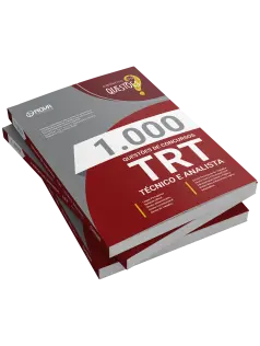 Livro 1.000 Questões Gabaritadas para o Tribunal Regional do Trabalho - Técnico e Analista
